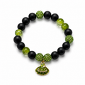 Black and green sparkle