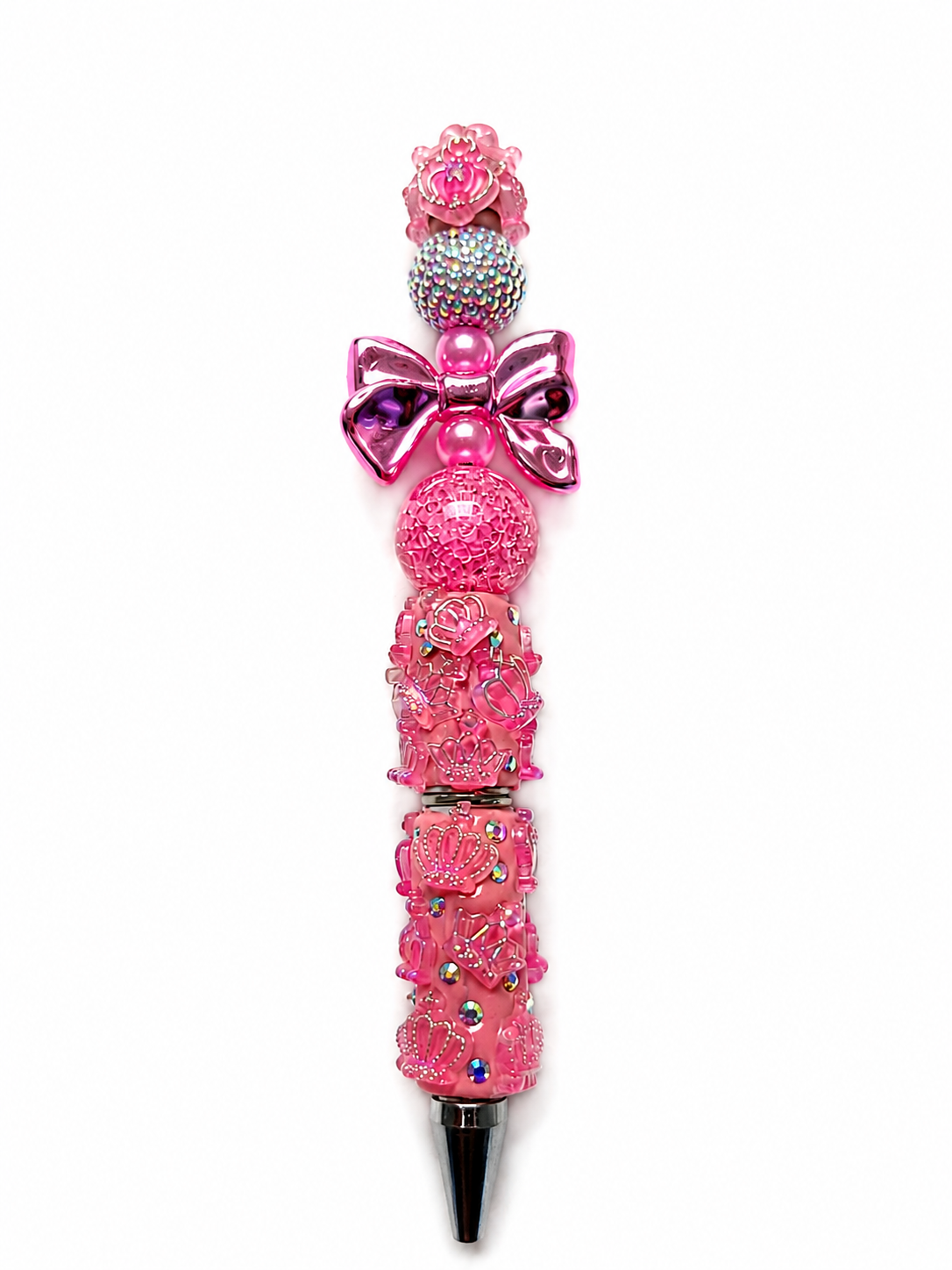 Pink crown with now